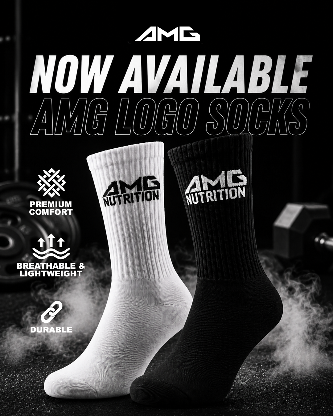Classic Crew Socks - Black